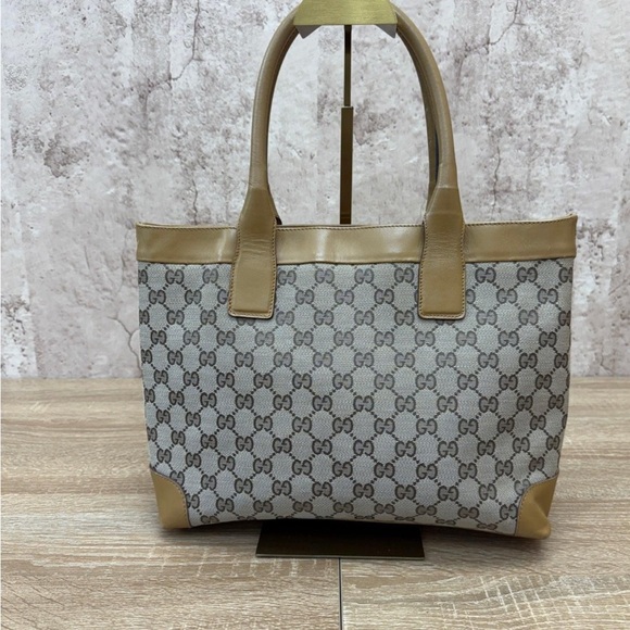 Gucci Beige and Tan Women's Tote Bag - Picture 1 of 6